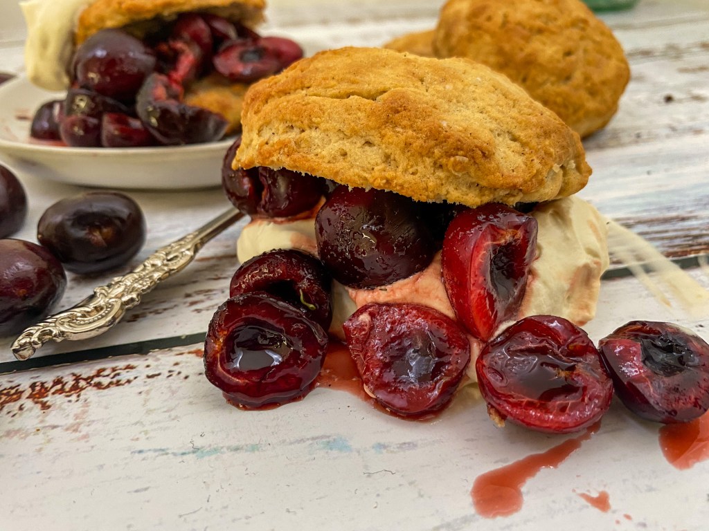 Maple Oat Cherry&nbsp;Shortcakes